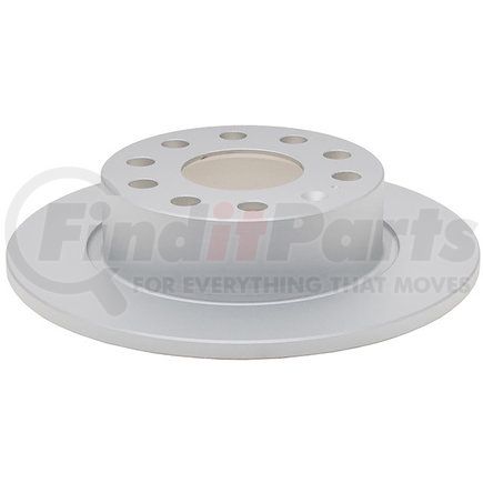 18A2966 by ACDELCO - Disc Brake Rotor - 5 Lug Holes, Cast Iron, Plain, Solid, Turned Ground, Rear