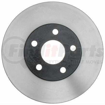 18A407 by ACDELCO - Disc Brake Rotor - 5 Lug Holes, Cast Iron, Plain, Turned Ground, Vented, Front