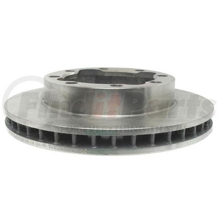 18A489A by ACDELCO - Disc Brake Rotor - 8 Lug Holes, Cast Iron, Non-Coated, Plain, Vented, Front