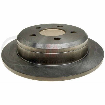 18A657A by ACDELCO - Disc Brake Rotor - 5 Lug Holes, Cast Iron, Non-Coated, Plain Solid, Rear