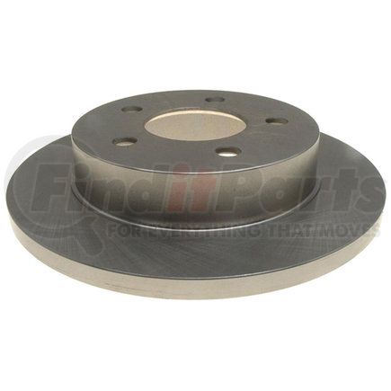 18A654A by ACDELCO - Disc Brake Rotor - 5 Lug Holes, Cast Iron, Non-Coated, Plain Solid, Rear