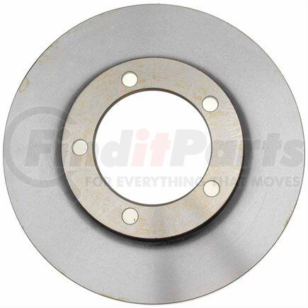 18A686 by ACDELCO - Disc Brake Rotor - 5 Lug Holes, Cast Iron, Plain, Turned Ground, Vented, Front