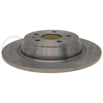 18A81012A by ACDELCO - Disc Brake Rotor - 5 Lug Holes, Cast Iron, Non-Coated, Plain Solid, Rear