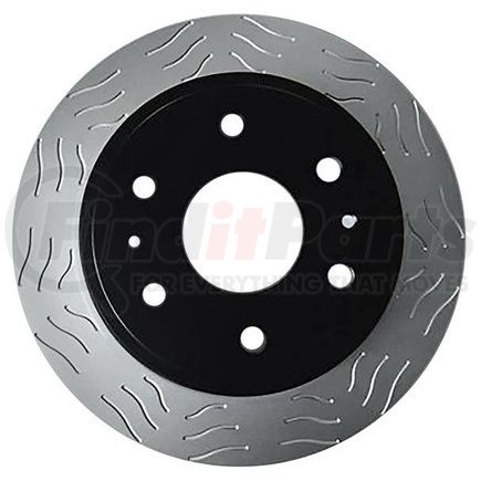18A81032SD by ACDELCO - Disc Brake Rotor - 6 Lug Holes, Cast Iron Slotted, Turned, Vented, Rear