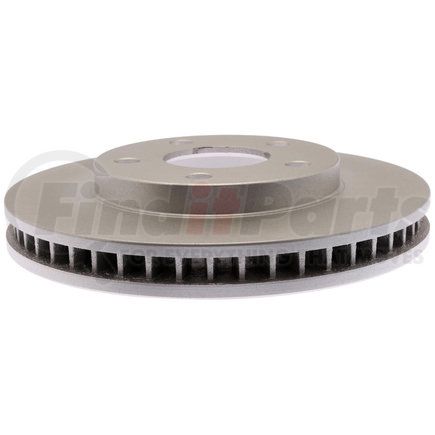 18A812AC by ACDELCO - Disc Brake Rotor - 5 Lug Holes, Cast Iron, Coated, Plain Vented, Front