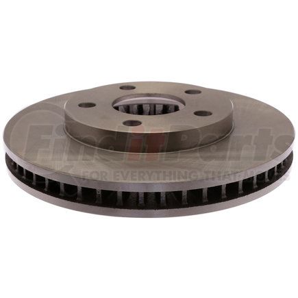 18A812A by ACDELCO - Disc Brake Rotor - 5 Lug Holes, Cast Iron, Non-Coated, Plain, Vented, Front