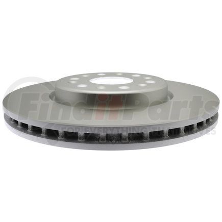 18A82061AC by ACDELCO - Disc Brake Rotor - Front, Coated, Plain, Conventional, Cast Iron