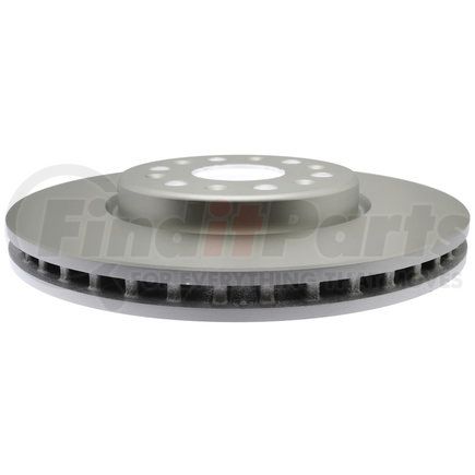 18A82061 by ACDELCO - Disc Brake Rotor - Front, Coated, Plain, Conventional, Cast Iron