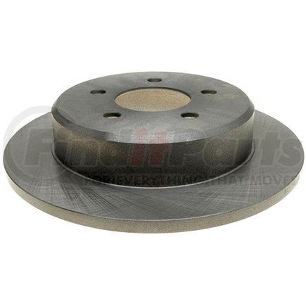18A823A by ACDELCO - Disc Brake Rotor - 5 Lug Holes, Cast Iron, Non-Coated, Plain Solid, Rear