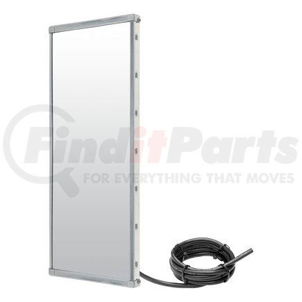 600960 by RETRAC MIRROR - Side View Mirror Head, 6" x 16", Anodized Aluminum, Heated