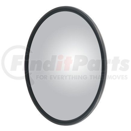 604983 by RETRAC MIRROR - 7 1/2in. Round Mir Head, Ctr Mt Convex, Stl, Blk, W/j-brkt