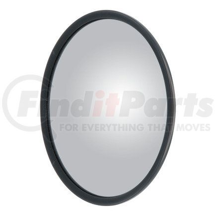 609841 by RETRAC MIRROR - Side View Mirror Head, 7 1/2", Round Offset, Convex, Steel, Black