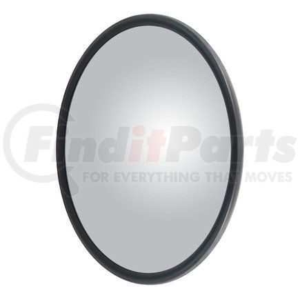 609903 by RETRAC MIRROR - 8 1/2in. Rnd Mir Hd, Offset Convex, Stl, Black W/j-brkt