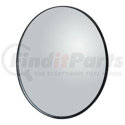 610161 by RETRAC MIRROR - Side View Mirror Head, 6", Round, Convex, Aluminum, Black