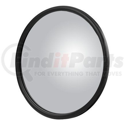 610406 by RETRAC MIRROR - 6in. Round Mirror Head, Convex, Stl, Black