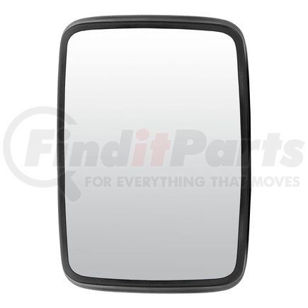 610840 by RETRAC MIRROR - Side View Mirror Head, 6 1/2" x 10", Flat Glass, Plastic, White