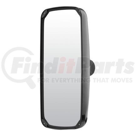 610872 by RETRAC MIRROR - Side View Mirror Head,  8" x 17", Black, Plastic, Clamp Mounted