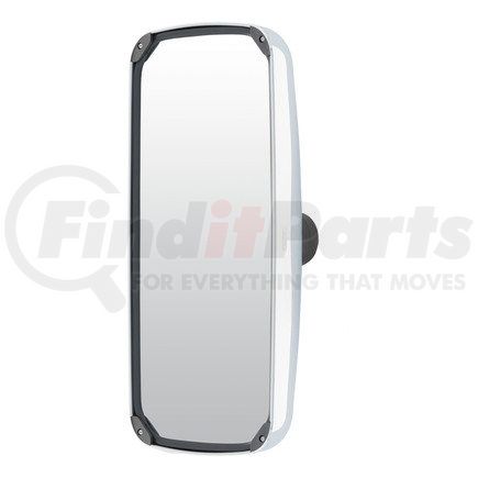 610878 by RETRAC MIRROR - Retrac Mirrors® 610878 - Passenger Side View Mirror Head 8in. X 17in. Mir Head, Chrome, Clamp Mounted