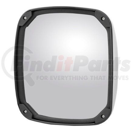 610881 by RETRAC MIRROR - Side View Mirror Head, 8" x 8 1/2", Chrome, Convex, Clamp Mounted