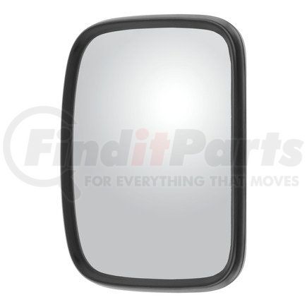 611770 by RETRAC MIRROR - 7in. X 9in. Mir Hd, Blk Plastic Convex (5/8in. To 7/8in. Clamp Mtd)