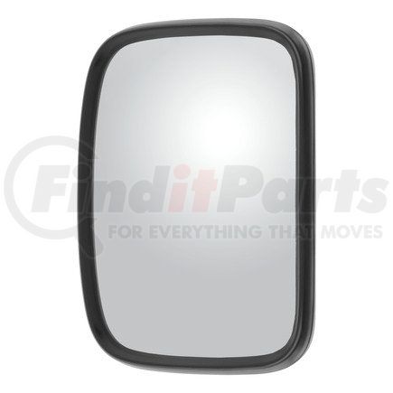 611773 by RETRAC MIRROR - 7in. X 9in. Mir Hd, Blk Plastic Convex (1in. To 1 1/4in. Clamp Mtd)