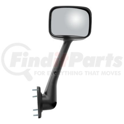 612168 by RETRAC MIRROR - Side View Mirror Assembly, Pedestal-Mount. 8" x 6", Chrome, Convex, for 2008-2020 Freightliner Cascadia