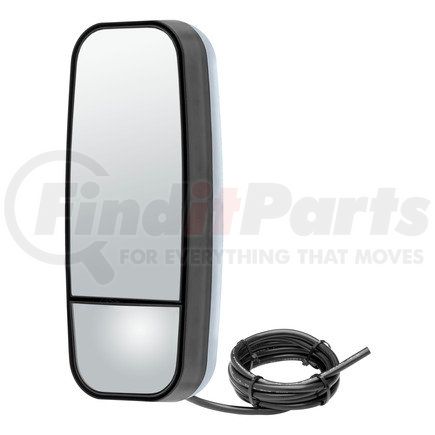 613525 by RETRAC MIRROR - Manual, Dv, Htd, Ltd, Chrome Finish, Aerodynamic