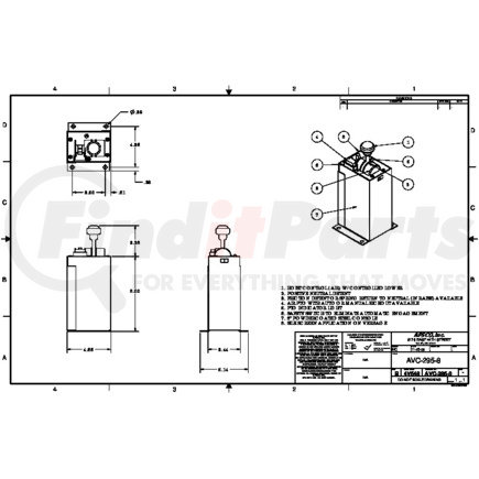 AVC-295-8 by APSCO - Power Take Off (PTO)/Hoist Control Valve - with PTO Valve, 8" Console