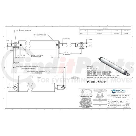 C-0429-FC-PK-1 by APSCO - 4 × 29 Hi-Lift
