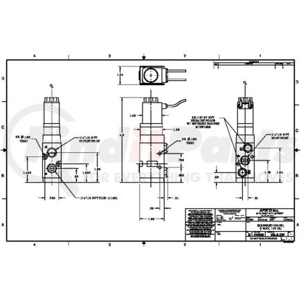 VE-2-3W by APSCO - Air Control Valve - Solenoid Valve, 3-Way, 2-Position, 1/4 in. Port