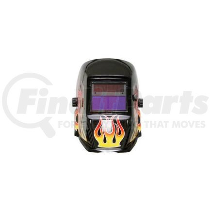 55698 by FORNEY INDUSTRIES INC. - Arc Welding Helmet, Auto-Darkening, Variable Shade #9-13, Flame Design