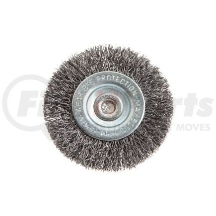 60015 by FORNEY INDUSTRIES INC. - Crimped Wire Wheel, 2-1/2" x .012" Wire with 1/4" Shank, Carded