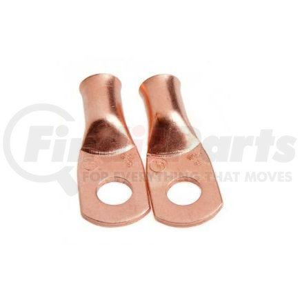 60091 by FORNEY INDUSTRIES INC. - Cable Lug, Premium Copper, #6 Cable x 1/4" Stud (Carded), 2-Pack