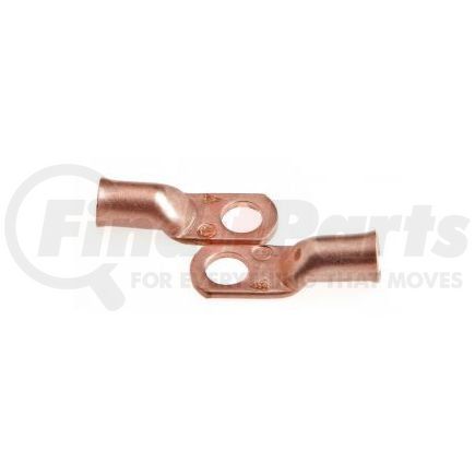 60092 by FORNEY INDUSTRIES INC. - Cable Lug, Premium Copper, #4 Cable x 5/16" Stud (Carded), 2-Pack