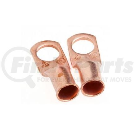 60093 by FORNEY INDUSTRIES INC. - Cable Lug, Premium Copper, #4 Cable x 3/8" Stud (Carded), 2-Pack