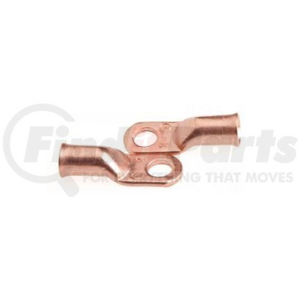 60094 by FORNEY INDUSTRIES INC. - Cable Lug, Premium Copper, #2 Cable x 5/16" Stud (Carded), 2-Pack