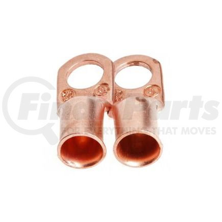 60099 by FORNEY INDUSTRIES INC. - Cable Lug, Premium Copper, #2/0 Cable x 1/2" Stud (Carded), 2-Pack