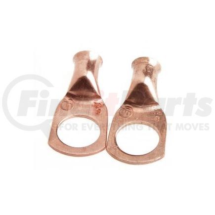 60102 by FORNEY INDUSTRIES INC. - Cable Lug, Premium Copper, #8 Cable x 3/8" Stud (Carded), 2-Pack