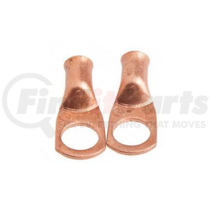 60103 by FORNEY INDUSTRIES INC. - Cable Lug, Premium Copper, #6 Cable x 3/8" Stud (Carded), 2-Pack