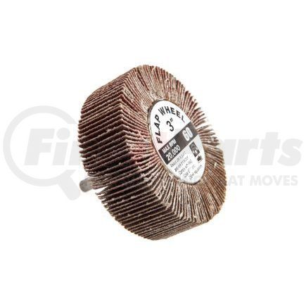 60181 by FORNEY INDUSTRIES INC. - Flap Wheel, 1/4" Shank Mounted, 3" x 1" 60 Grit, Carded