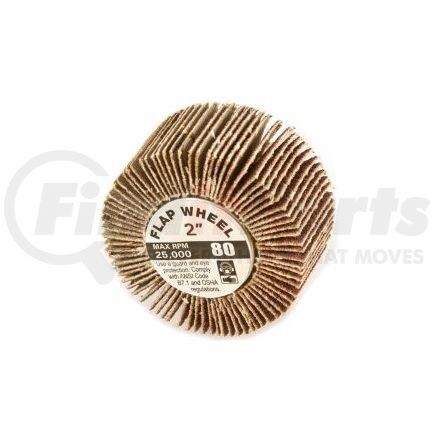 60185 by FORNEY INDUSTRIES INC. - Flap Wheel, 1/4" Shank Mounted, 2" x 1" 80 Grit, Carded