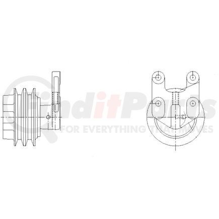 1077-07867-05 by KIT MASTERS - Kysor Style ON/OFF Engine Cooling Fan Clutch - with (6) Front Access Holes