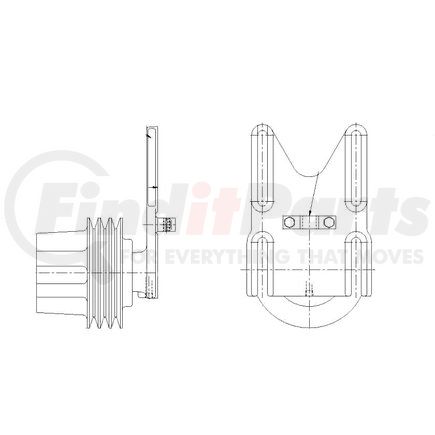 1077-07895-03 by KIT MASTERS - Kysor-Style Hub - New