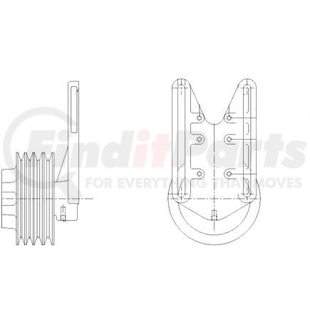 1077-07935-01 by KIT MASTERS - Kysor-Style Hub - New