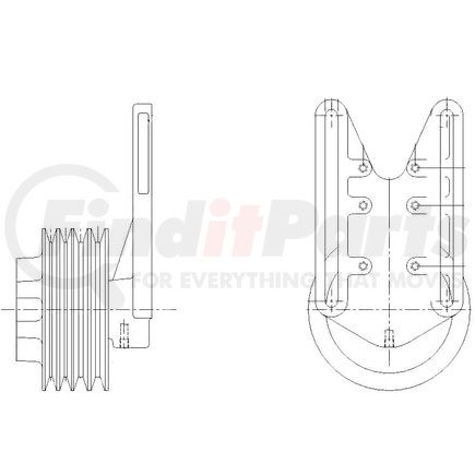 1077-07935-02 by KIT MASTERS - Kysor-Style Hub - New