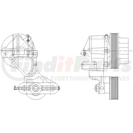 1077-08039-02 by KIT MASTERS - Kysor-Style Hub - New