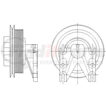 1077-08079-03 by KIT MASTERS - Kysor-Style Hub - New