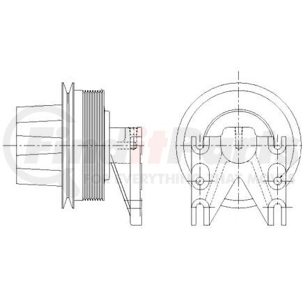 1077-08099-01 by KIT MASTERS - Kysor-Style Hub - New