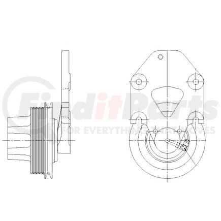 1077-08207-01 by KIT MASTERS - Kysor-Style Hub - New