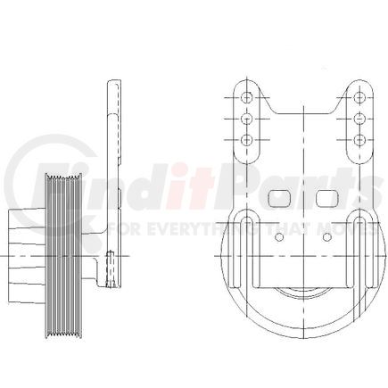 1077-09059-09 by KIT MASTERS - Kysor-Style Hub - New